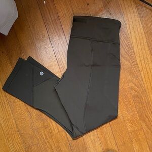 lululemon athletic Olive Green High-Rise Leggings